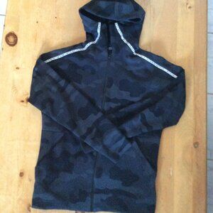 Parasuco Signature Full-Zip Hoodie — Camouflage, Reflective Stripe, Size L